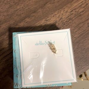 Stella Dot 5 Year Recognition pave bar